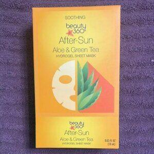 BEAUTY 360 - (6) After-Sun Aloe & Green Tea Hydrogel Sheet Mask